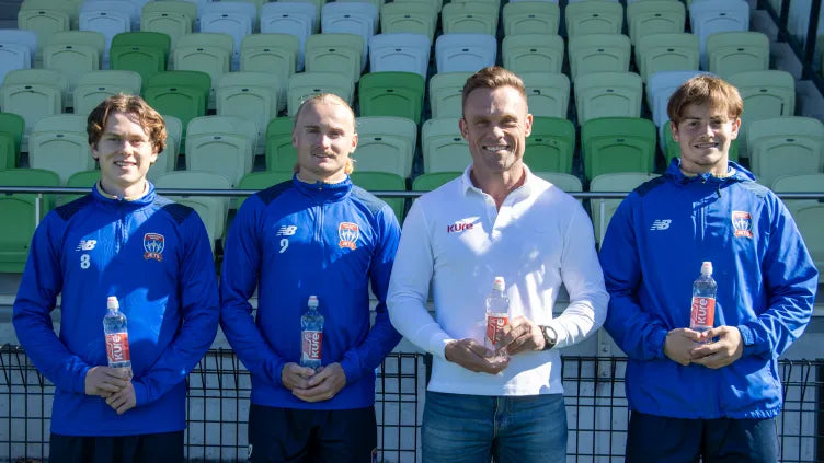 Newcastle Jets Welcome KURE Oxygen Water as Official Oxygen and Hydration Partner